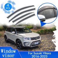 สำหรับ Suzuki Vitara Escudo LY 2016 ~ 2023รถด้านข้าง Sun Rain Window Visor กระจก Deflector Guard Cover Trim อุปกรณ์เสริมสติกเกอร์