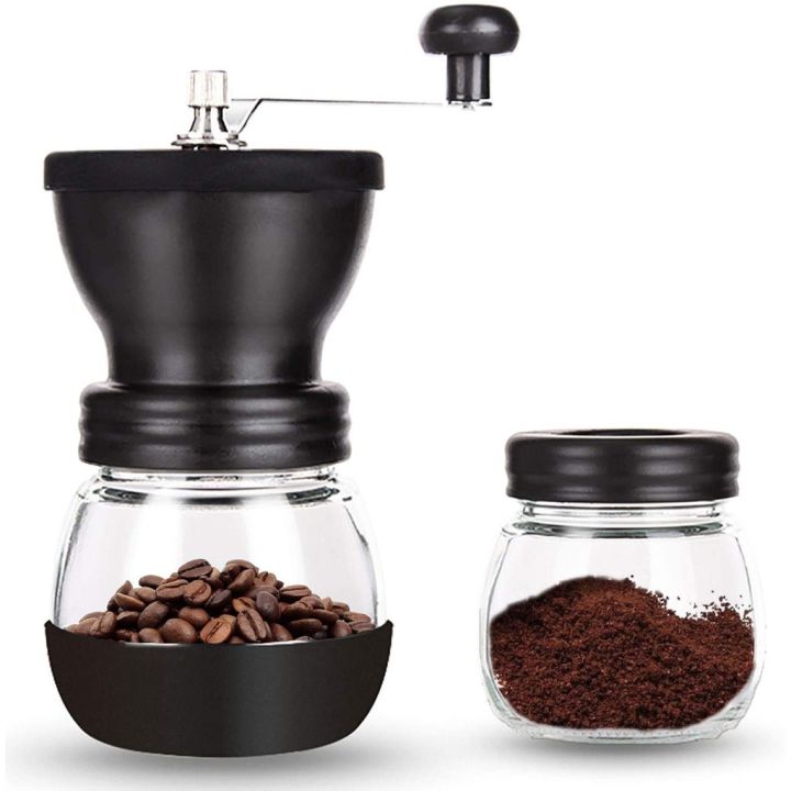 ชุดทำกาแฟสดเองที่บ้าน-ชุดชงกาแฟสด-moka-pot-กาต้มกาแฟ-3cups-150ml-ที่บดกาแฟวินเทจ-2โถ-เตาแก๊สพกพา-ช้อนตักและกดกาแฟ-เมล็ดกาแฟคั่วกลาง-250g