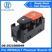 SORGHUM 25210-0004R 252100004R Emergency Switch Hazard Warning Indicators Switch For RENAULT Fluence/ Scenic III Car Essories