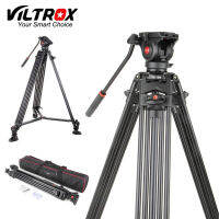 Viltrox VX-18M งานหนักระดับมืออาชีพ1.8เมตรอลูมิเนียมที่มีเสถียรภาพขาตั้งกล้องวิดีโอกันลื่น + หัวแพนน้ำมัน + กระเป๋าใส่โน๊ตบุ๊คแบบพกพาสำหรับกล้อง DV