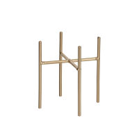 Ascot plant stand gold ขาตั้งกระถางต้นไม้ (Size D 11.5 x H 12.5 cm)