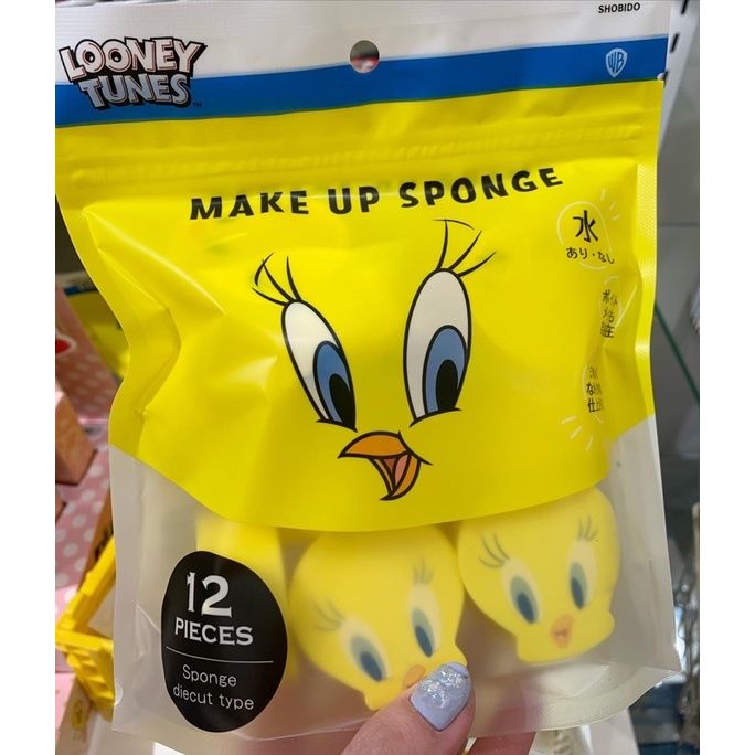 looney-tunes-makeup-sponge-ฟองนำ้แต่งหน้าจากญี่ปุ่น