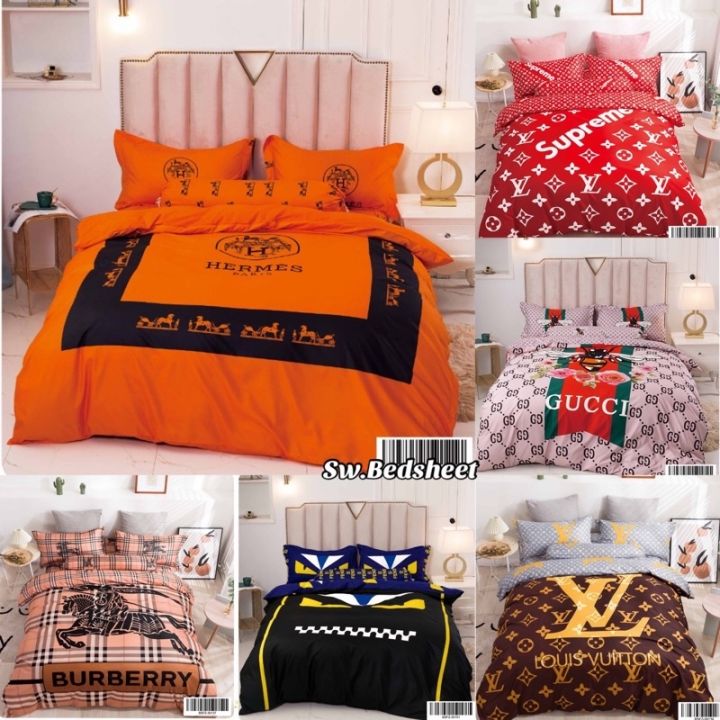 Bugs Bunny Supreme Louis Vuitton Black Bedding Set - Tagotee