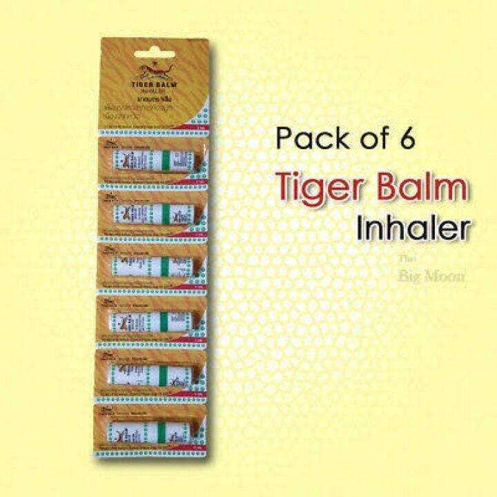 TIGER BALM INHALER ONE SET/6PCS | Lazada PH