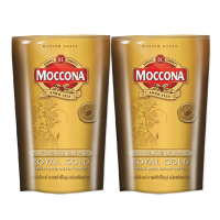 Moccona Royal Gold Freeze Dried Instant Coffee มอคโคน่า รอยัล โกลด์ กาแฟสำเร็จรูป ชนิดฟรีซดราย 120 กรัม x 2 ซอง