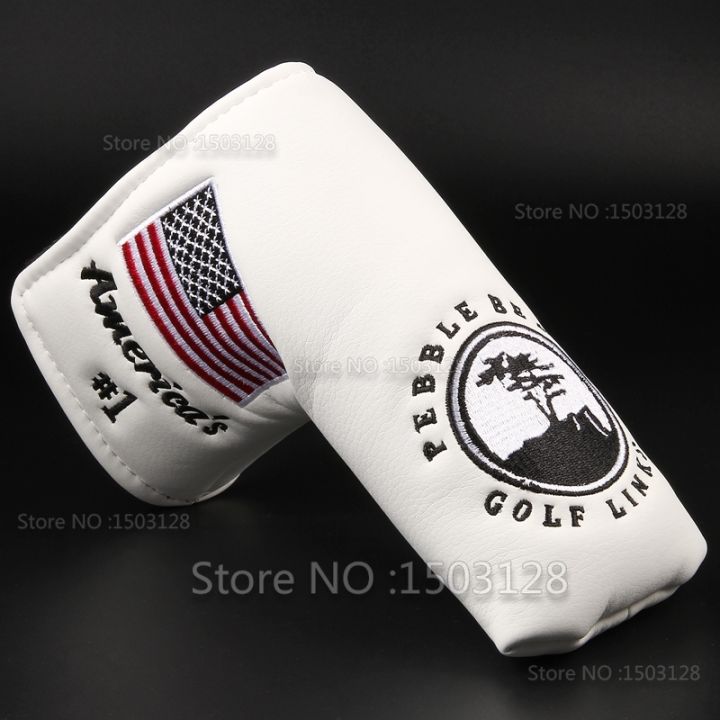 mt-store-ที่ครอบหัวไม้กอล์ฟ-ใหม่ที่เก็บฝาครอบพัตเตอร์กอล์ฟสีขาวธงชาติ-no-1อเมริกาอเมริกาอเมริกาอเมริกาอเมริกา
