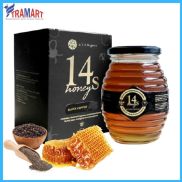 Mật Ong tinh chất thảo dược 14S Honey Hũ 380ml 14S0653 Peppermint Tiêu đen