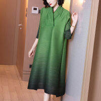 ร้อน, ร้อน★New Womens Loose Elegant Casual Pleated Dress