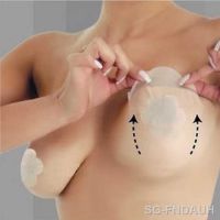 【CW】☢卐  1box 6pair Europe and raise chest sagging breast  stickers affixed bride nipple invisible bra breathable anti-bum