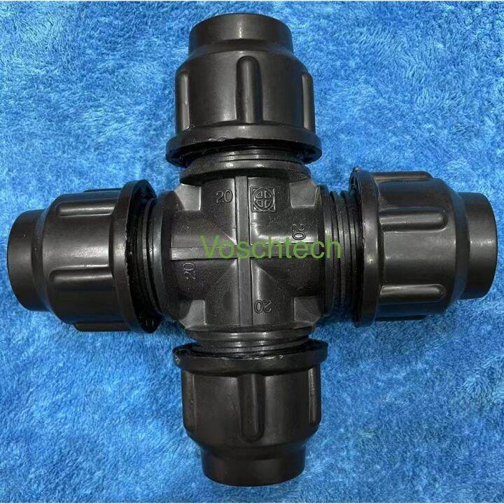 Smmrm Pe Compression Fittings Cross Tee Stone Lazada Ph