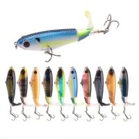 Fishing Lures Whopper Plopper With Floating Rotating Tail Topwater Bait Freshwater Saltwater Lures For Carp Bass Pike 10.5cm/17g