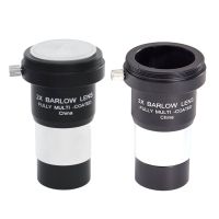 2X 3X Barlow เลนส์1.25 "31.7มม. M42อย่างเต็มที่ Multi-Coated เลนส์โลหะสำหรับกล้องทรรศน์ดาราศาสตร์ Eyepieces