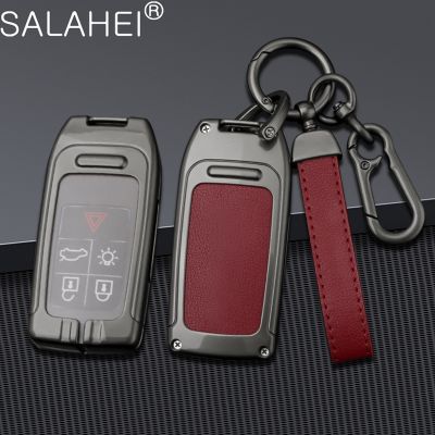 dfthrghd Zinc Alloy Car Key Case Full Cover Holder Shell Protector Bag For Volvo S60 S80 V60 XC60 XC70 S60L V40 XC90 Keychain Accessories