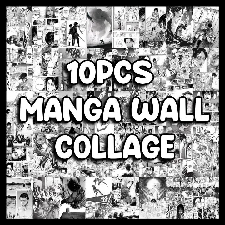 10pcs Anime Manga Panel Wall Lazada