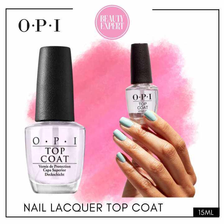 OPI Nail Lacquer Top Coat 15ml; Nail Polish Beauty Expert Lazada PH