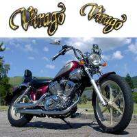 【YF】 Virago Logo Emblem Badge Motorcycle Motorbike Gas Decals Stickers for YAMAHA VIRAGO XV125 250 400 535 700