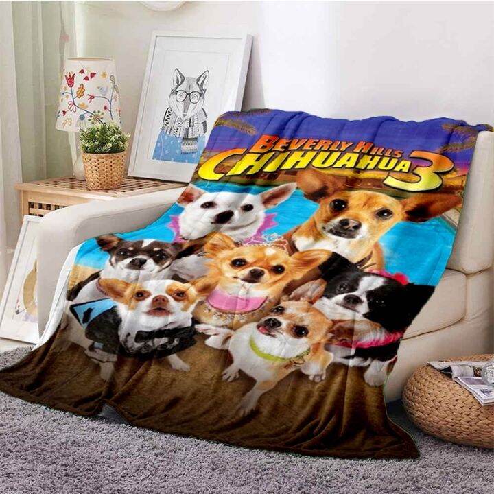 beverly-gold-dog-movie-disney-blanket-sofa-office-lunch-air-conditioner-blanket-soft-and-comfortable-bedclothes-customizable-x