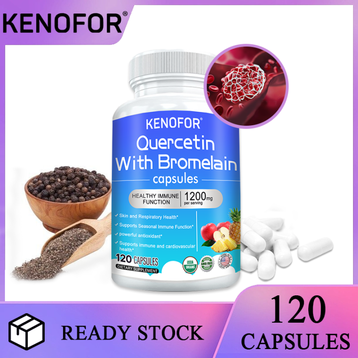 Quercetin and bromelain supplement supports immune and cardiovascular