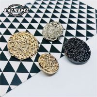 【CW】 10pcs/lot Gold Round Metal Buttons for Coat Fashion Jacket Big Sewing Clothing