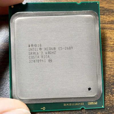 ใน Xeon E5 2689 E5-2689 LGA 2011 2.6GHz 8 Core 16เกลียวเครื่องประมวลผลซีพียูเหมาะกับเมนบอร์ด X79