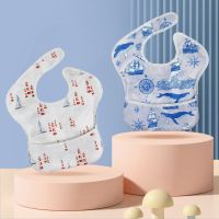 【DT】hot！ Baby Bibs Cartoon Feeding Washable Infant With Food Catcher for   Boys