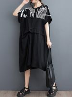 XITAO Dress Asymmetrical Casual Women Loose Dress