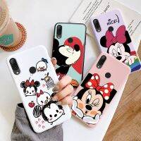 【Shell set] Mickey Minnie เมาส์สำหรับโทรศัพท์ Huawei Honor 50 Lite 20 Pro 10 Lite 10i 20i 9X 9C P30 P20 P40 Lit E Funda