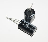 Capacitor 2200uF/50V Changx 105C วงจรอิเล็กทรอนิกส์ กรอง เรียงกระแส แหล่งจ่ายไฟ DC Power Supply จำนวน 2ตัว