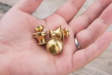 Heavy duty gold solid brass small trigger snap swivel snap hook