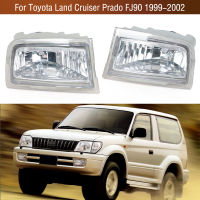 สำหรับ Toyota Land Cruiser Prado FJ90 LC90 1999 2000 2001 2002กันชนหน้าไฟตัดหมอกกลางวันวิ่งไดรฟ์โคมไฟปกโดยไม่ต้องหลอดไฟ