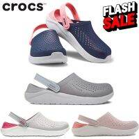 Crocs LiteRide Clog รองเท้าแตะรัดส้นหญิง สีสันสดใส (สินค้าขายดี พร้อมส่งจากไทย) ใส่กับเสื้อผ้าได้ทุกแนว งานถูกกว่า Shop #รองเท้าแตะเกาหลี  #รองเท้าแฟชันผช  #รองเท้าแตะใส่สบาย #รองเท้าแตะ