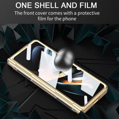 Ultra-thin Hinge Bracket Clear Cover For Samsung Galaxy Fold Shockproof Protection 4 Case Screen Phone Camera 5G Case Fundas Z S8O2