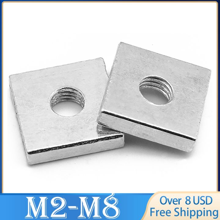 20pcs-square-nut-m3-m4-m5-m6-carbon-steel-galvanized-zinc-plated-thin-quadrangle-block-compatible-with-prusa-mk3-din562-nails-screws-fasteners