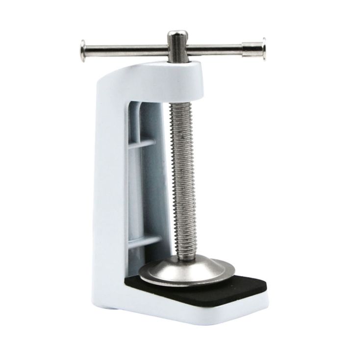 adjustable-desk-clamp-table-lamp-mount-stand-swing-arm-clip-holder-carpentry-lamp-fixed-metal-base-clip-anti-slip-bracket-holder
