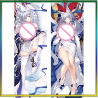 Azur Lane Dakimakura อะนิเมะร่างกายหมอนที่กำหนดเอง 2 ด้านพิมพ์นุ่มโยนหมอนครอบคลุม 50 * 150 ซม