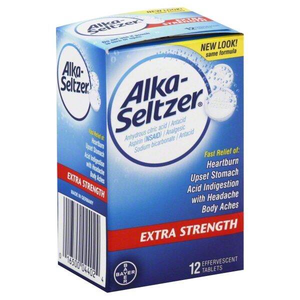 Bayer Alka-Seltzer Original Relief Heartburn Indigestion Acid Stomach ...