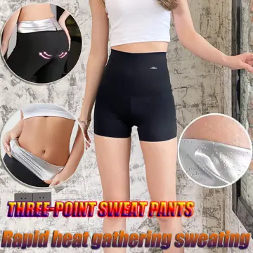 Sauna Sweat Pants High Waist Shapewear Weight Loss Stretch Workout Gym  Shorts Lower Body Shaper Sweatsuit Women Thermo Shaper
