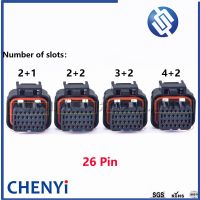 สายไฟตัวผู้ตัวเมีย26-1437290-7 1473416-1 TE SUPERSEAL 3/4/5/6ช่องเสียบสายไฟ PCB ตรงขั้วต่อ ECU ปลั๊ก1ชุด