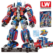 Đồ Chơi Lắp Ráp Kiểu LEGO Mô Hình Robot Biến Hình Transformers Optimus