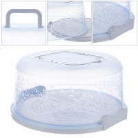 Clear Handle Cake Case Cheesecake Clear Cake Carry Box Cake Stand Lid Cake Box Muffin Bakery Round Box Plastic Cake Container