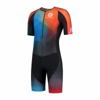 Men Skater Suit Triathlon Bodysuit Skinsuit Speed Inline Roller Skate Riding Speeds Lycra Skating Jumpsuit Roller Skates Apparel Training Equipment