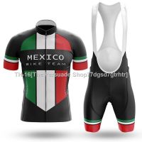 ✽ best sell Mexico Cycling jersey bibset Men Short Sleeve Bicycle Clothes Set Pro Team Bike Clothing bike clothes