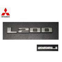 SALE L200 LOGO MITSUBISHI STRADA TRITON CYCLONE แผ่นป้าย มิตซูบิชิ L 200 โครเมี่ยม sticker ป้ายโลโก้ โลโก้ แอล200 สติ๊กเกอร์ ยานยนต์ อุปกรณ์ภายนอกรถยนต์ อื่นๆ