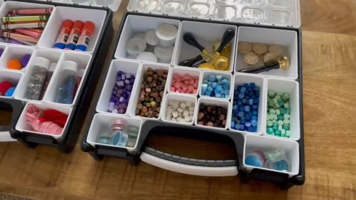 Hoppler Organizer For Wax Seal Kit Tools, Craft Supplies, Beads
