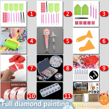 20pcs Diamond Painting Tools Set Drill Pen Glue DIY Rhinestone Picture Kit