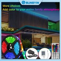 {ItalyNest shop}โคมไฟ RGB,แถบไฟ LED 2835รีโมทอินฟราเรด USB ไฟตกแต่งโคมไฟ RGB สำหรับงานเทศกาลงานปาร์ตี้5V