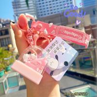 KEYCHAIN พวงกุญแจ พวงกุญแจปัจฉิม พัชชา ด็อกคิดส์ โบนัสสำหรับแขวนกระเป๋าหนังสือสุนัขผู้หญิงแร็พติ้งบอทเทิล