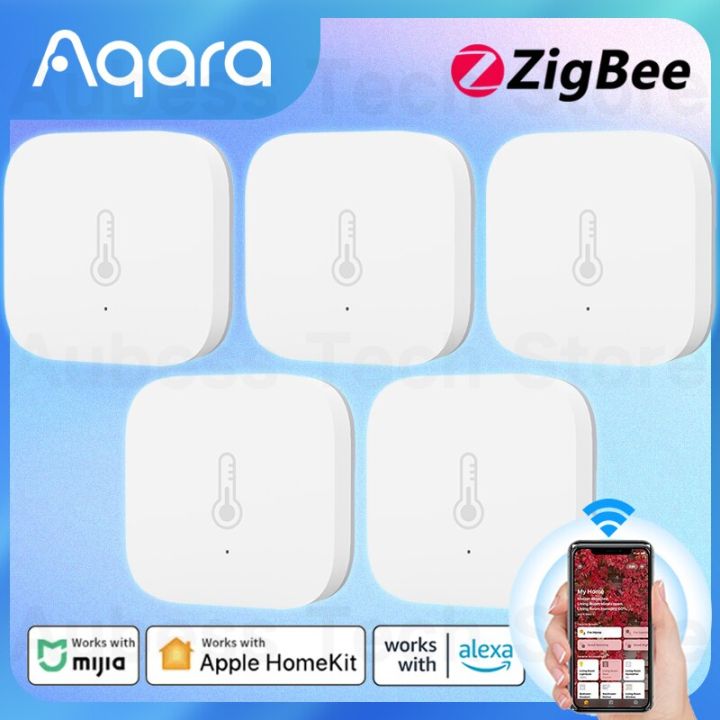 Aqara Zigbee Temperature Humidity Sensor Wireless Indoor Thermometer  Hygrometer For Homekit, Xiaomi Mi Home, Alexa