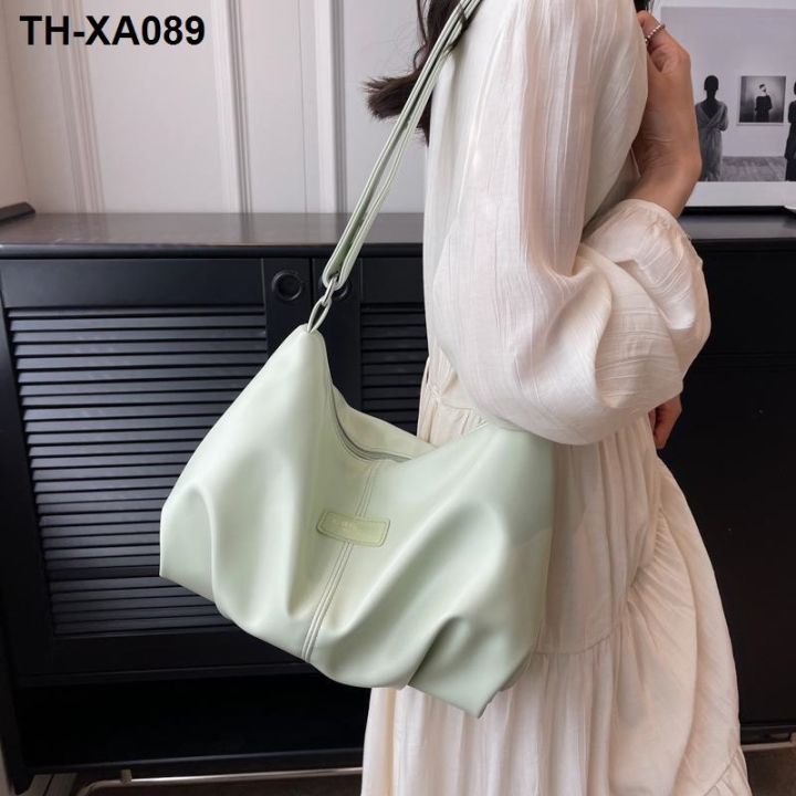 the-new-2023-soft-leather-personality-one-shoulder-tote-bags-fold-contracted-inclined-bag-handbag-japanese-korean-pure-and-fresh