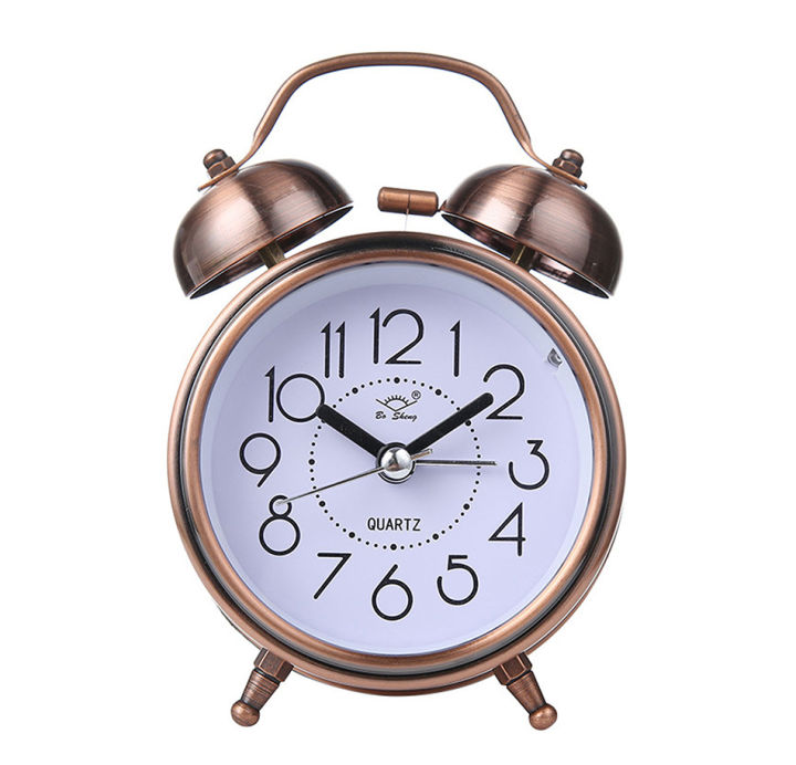 worth-buy-นาฬิกาปลุกระฆังดังแฝดนาฬิกาปลุกย้อนยุคสุดสร้างสรรค์โบราณรอบการตกแต่งบ้านนาฬิกาตั้งโต๊ะ3